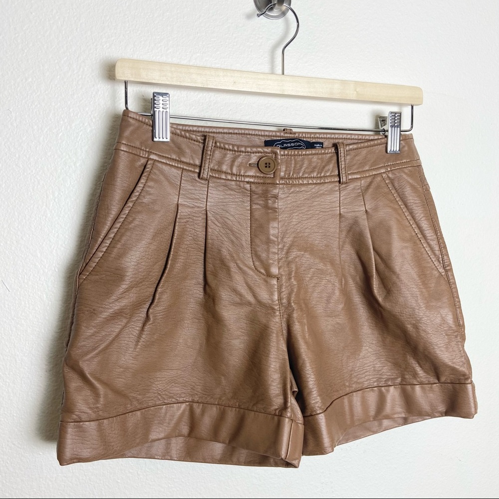 Glassons Faux Leather Shorts
